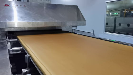 De Cakekoekjes die van de staalriem de Oven van de het Gastunnel van de Hete Luchtconvectie bakken